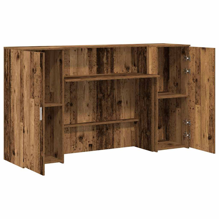 Birou de recepție Lemn vechi 180x50x103,5 cm Lemn prelucrat - WALTI WALTI