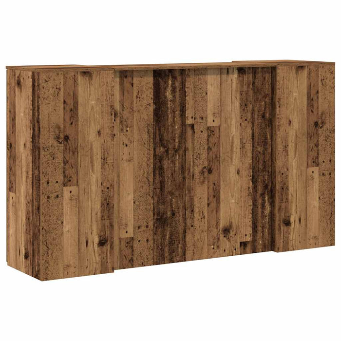 Birou de recepție Lemn vechi 180x50x103,5 cm Lemn prelucrat - WALTI WALTI