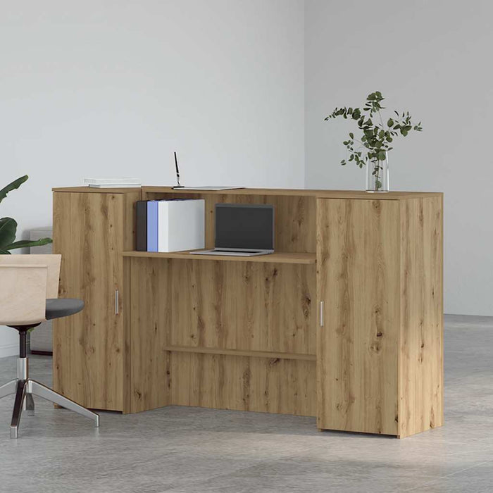 Birou de recepție Stejar Artisan 180x50x103,5 cm Lemn prelucrat - WALTI WALTI