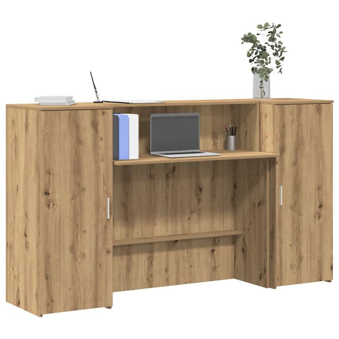 Birou de recepție Stejar Artisan 180x50x103,5 cm Lemn prelucrat - WALTI WALTI