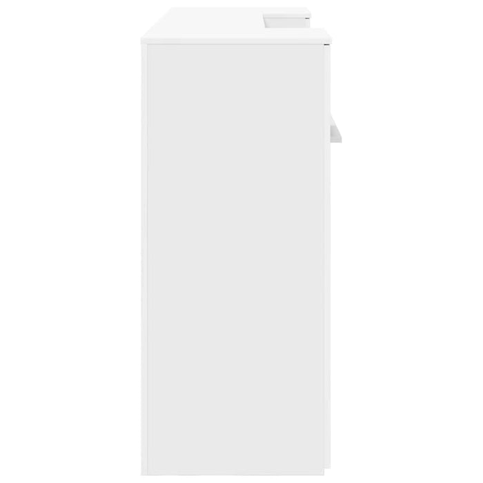 Birou de recepție alb 200x50x103,5 cm din lemn prelucrat - WALTI WALTI