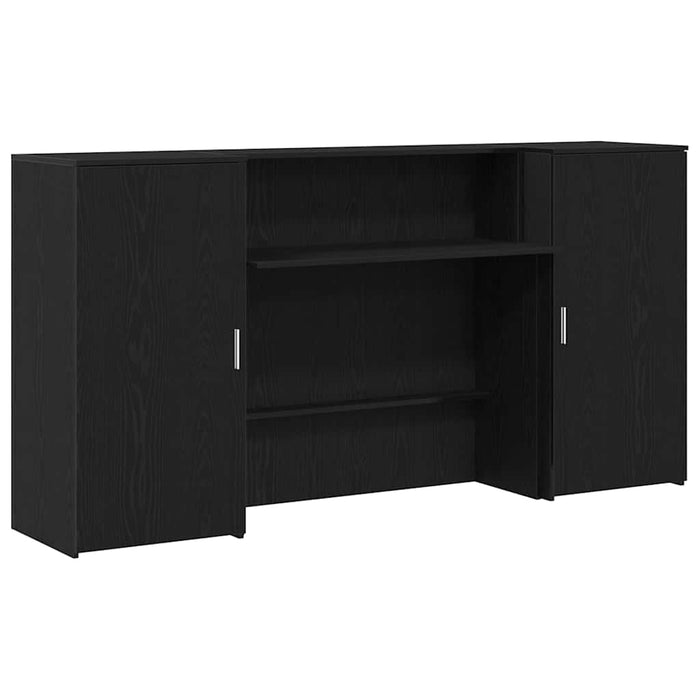 Birou de recepție Stejar negru 200x50x103,5 cm Lemn prelucrat - WALTI WALTI