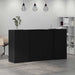 Birou de recepție Stejar negru 200x50x103,5 cm Lemn prelucrat - WALTI WALTI