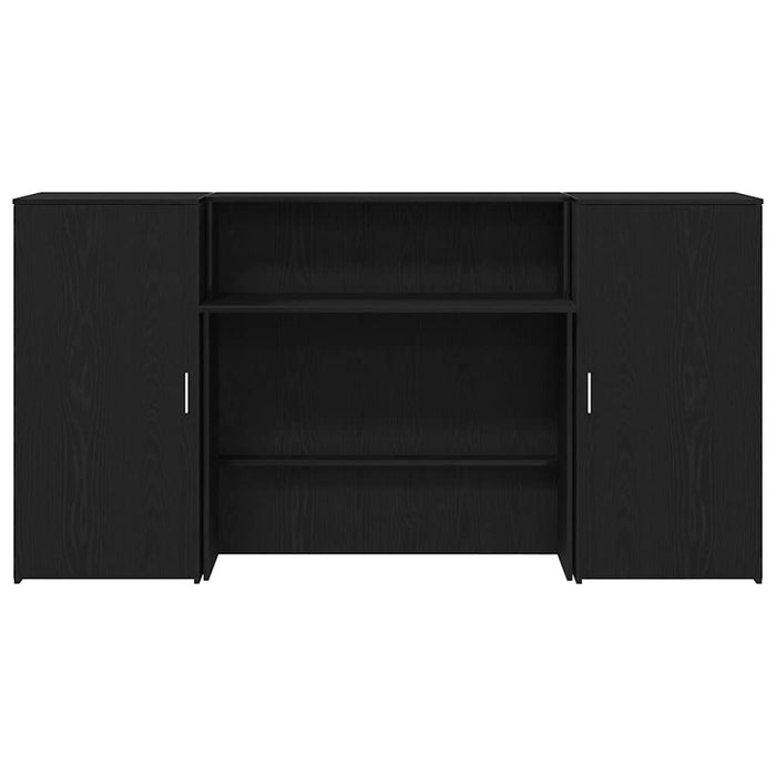 Birou de recepție Stejar negru 200x50x103,5 cm Lemn prelucrat - WALTI WALTI