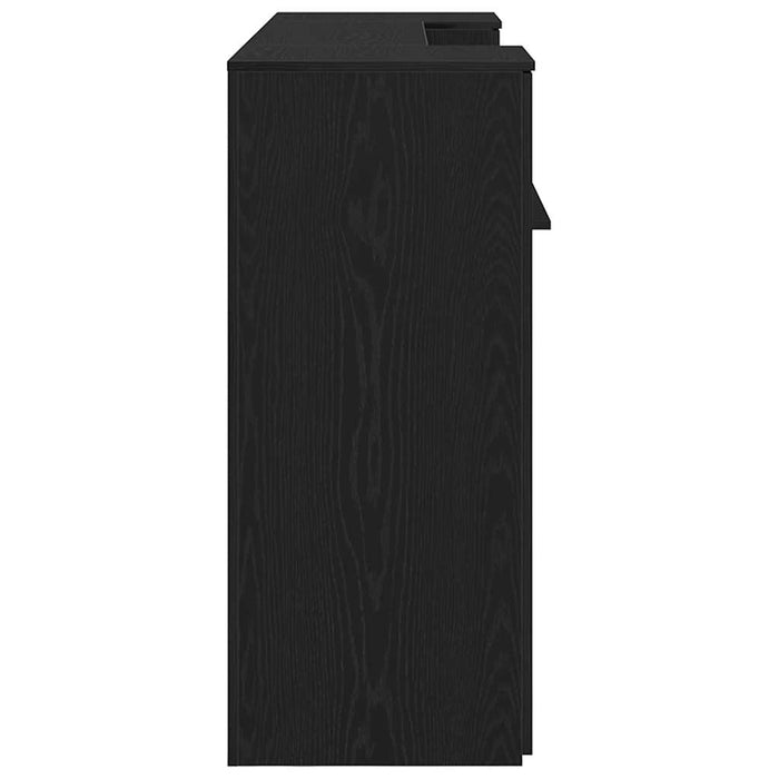 Birou de recepție Stejar negru 200x50x103,5 cm Lemn prelucrat - WALTI WALTI