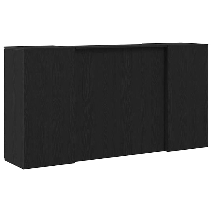 Birou de recepție Stejar negru 200x50x103,5 cm Lemn prelucrat - WALTI WALTI