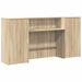Birou de recepție Stejar Sonoma 200x50x103,5 cm Lemn prelucrat - WALTI WALTI