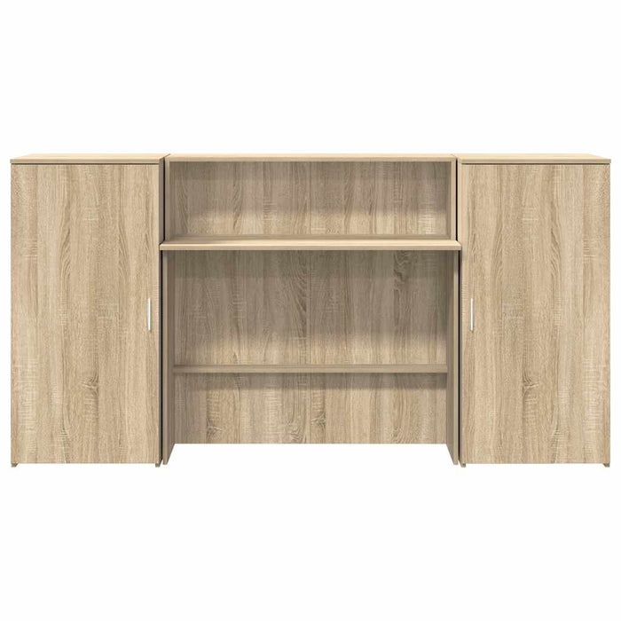 Birou de recepție Stejar Sonoma 200x50x103,5 cm Lemn prelucrat - WALTI WALTI