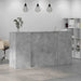 Birou de recepție Gri beton 200x50x103,5 cm Lemn prelucrat - WALTI WALTI