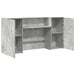 Birou de recepție Gri beton 200x50x103,5 cm Lemn prelucrat - WALTI WALTI