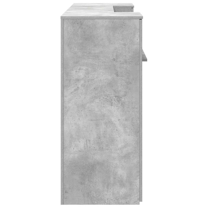 Birou de recepție Gri beton 200x50x103,5 cm Lemn prelucrat - WALTI WALTI