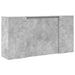 Birou de recepție Gri beton 200x50x103,5 cm Lemn prelucrat - WALTI WALTI