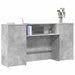Birou de recepție Gri beton 200x50x103,5 cm Lemn prelucrat - WALTI WALTI