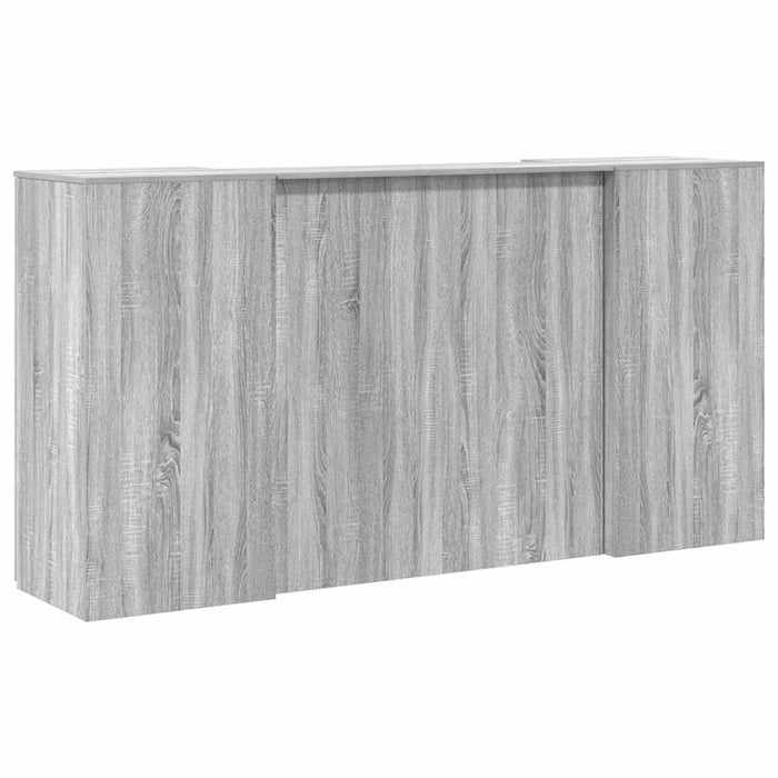 Birou de recepție Gri Sonoma 200x50x103,5 cm Lemn prelucrat WALTI
