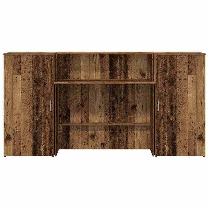 Birou de recepție Lemn vechi 200x50x103,5 cm Lemn prelucrat - WALTI WALTI
