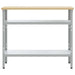 Masă de lucru Gri 100 x 55 x 85 cm Oțel vopsit electrostatic - WALTI WALTI