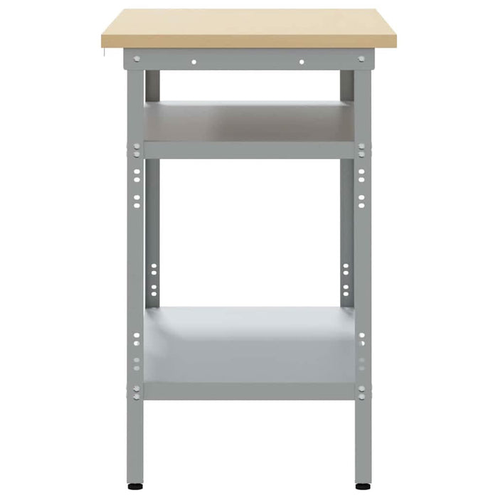 Masă de lucru Gri 100 x 55 x 85 cm Oțel vopsit electrostatic - WALTI WALTI
