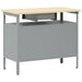 Banc de lucru cu sertar cu raft Negru și Gri 100 x 55 x 85 cm - WALTI WALTI