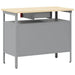 Banc de lucru cu sertar cu raft Roșu și gri 100 x 55 x 85 cm - WALTI WALTI