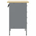 Banc de lucru cu sertar Roșu și gri 50 x 55 x 85 cm - WALTI WALTI