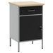Banc de lucru cu sertar cu blocare Negru și Gri 50 x 55 x 85 cm - WALTI WALTI