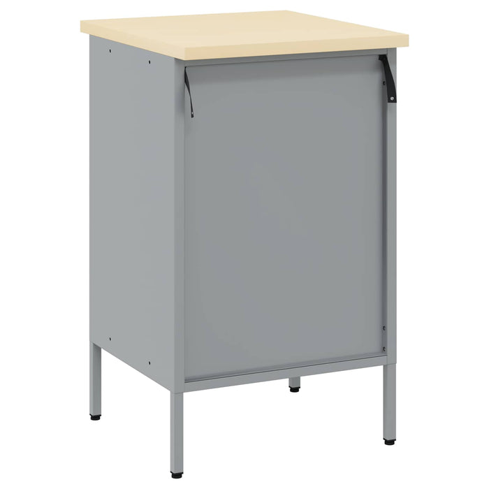 Banc de lucru cu sertar cu blocare Negru și Gri 50 x 55 x 85 cm - WALTI WALTI