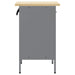 Banc de lucru cu sertar cu blocare Negru și Gri 50 x 55 x 85 cm - WALTI WALTI