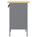Banc de lucru cu sertar cu blocare Roșu și gri 50 x 55 x 85 cm - WALTI WALTI