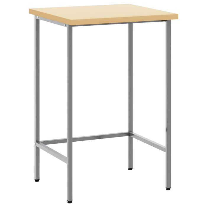 Masă de colț Manual Gri 55 x 55 x 85 cm Oțel și lemn ingineresc - WALTI WALTI