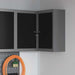 Dulap pentru unelte cu raft Negru și Gri 55 x 55 x 55 cm - WALTI WALTI