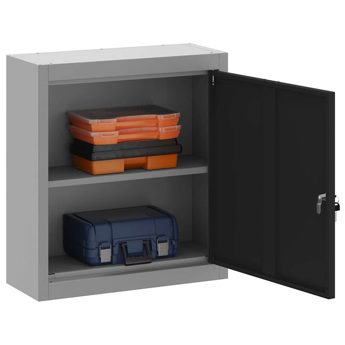 Dulap pentru unelte cu raft Negru și Gri 50 x 20 x 55 cm WALTI