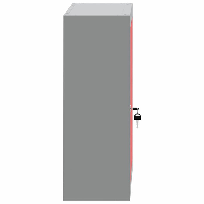 Dulap pentru unelte cu raft Roșu și gri 50 x 20 x 55 cm - WALTI WALTI
