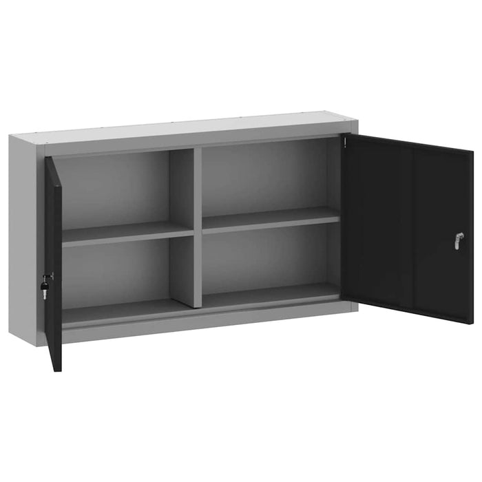 Dulap pentru unelte cu raft Negru și Gri 50 x 20 x 55 cm - WALTI WALTI