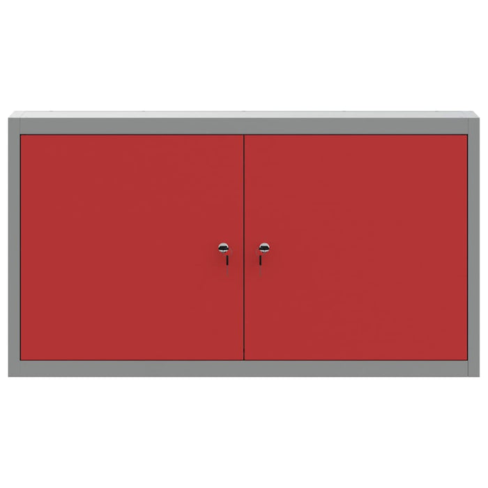 Dulap pentru unelte cu raft Roșu și gri 50 x 20 x 55 cm - WALTI WALTI