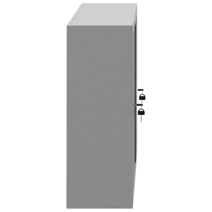 Dulap pentru unelte cu raft Negru și Gri 50 x 20 x 55 cm - WALTI WALTI