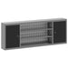Dulap pentru unelte cu raft Negru și Gri 50 x 20 x 55 cm - WALTI WALTI