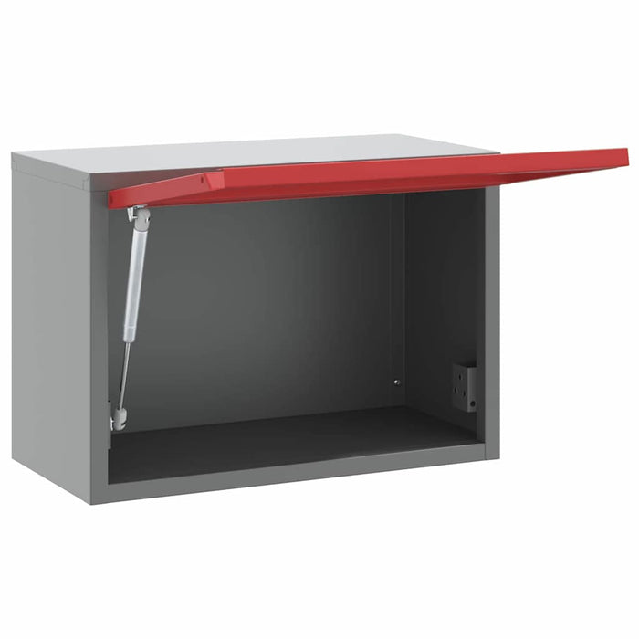 Dulap pentru unelte cu depozitare Roșu și gri 50 x 25 x 35 cm - WALTI WALTI