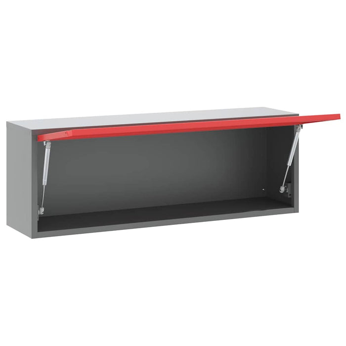 Dulap pentru unelte cu depozitare Roșu și gri 100 x 25 x 35 cm - WALTI WALTI
