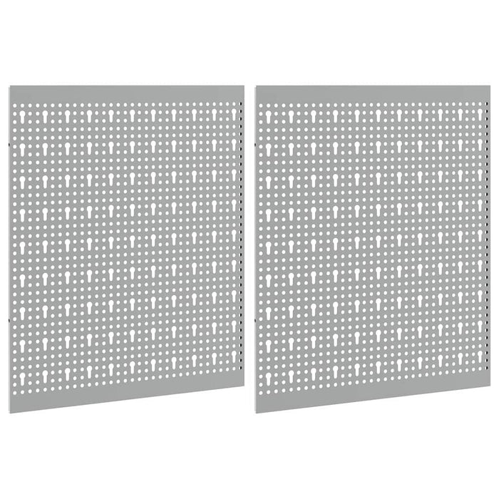 Panou de Perete pentru Unelte 2 buc. Gri 100 x 1 x 60 cm WALTI