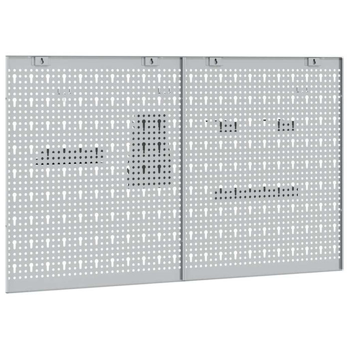 Panou de Perete pentru Unelte 2 buc. Gri 100 x 1 x 60 cm WALTI