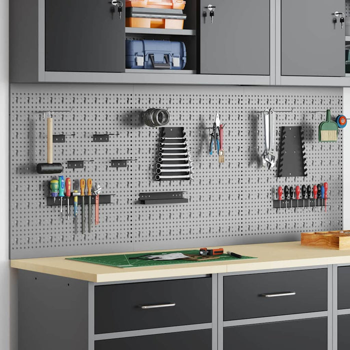 Panou de Perete pentru Unelte 3 buc. Gri 150 x 1 x 60 cm WALTI