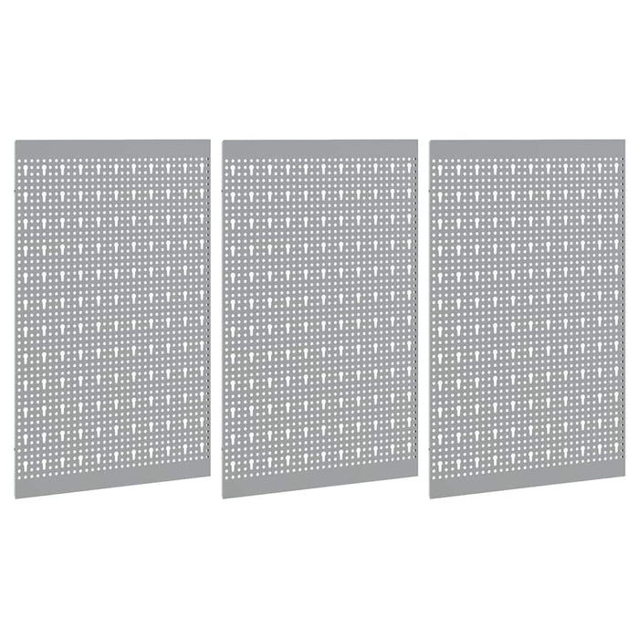 Panou de Perete pentru Unelte 3 buc. Gri 150 x 1 x 60 cm WALTI