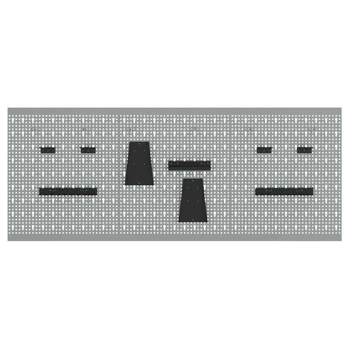 Panou de Perete pentru Unelte 3 buc. Gri 150 x 1 x 60 cm WALTI