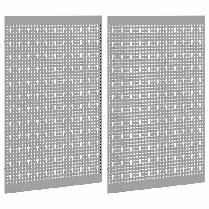Panou de Perete pentru Unelte 2 pcs Gri 100 x 1 x 80 cm - WALTI WALTI
