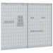 Panou de Perete pentru Unelte 2 pcs Gri 100 x 1 x 80 cm - WALTI WALTI