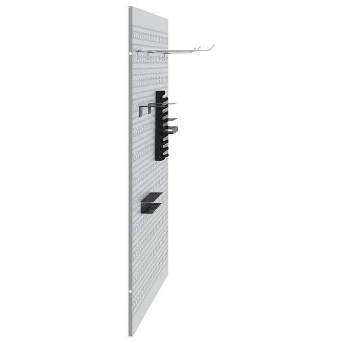Panou de Perete pentru Unelte 2 pcs Gri 100 x 1 x 80 cm - WALTI WALTI