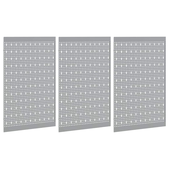 Panou de Perete pentru Unelte 3 buc. Gri 150 x 1 x 80 cm WALTI