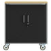 Banc de lucru cu raft cu roata Negru și Gri 75 x 45 x 85 cm - WALTI WALTI