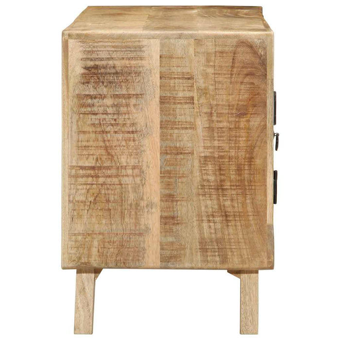 Dulap TV, 105x46x32 cm, lemn masiv mango brut - WALTI WALTI