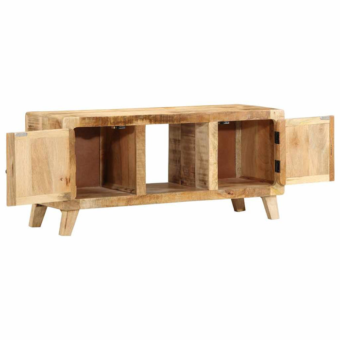 Dulap TV, 105x46x32 cm, lemn masiv mango brut - WALTI WALTI